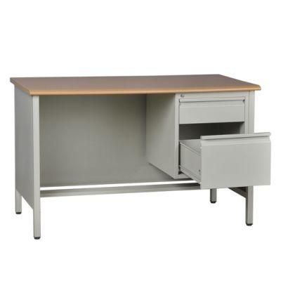White Home Office Working Study Computer Table Desk with Drawers