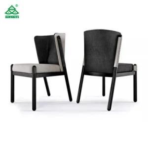 Solid Wood Hotel Leisure Armchair, Single Wood Frame Chair