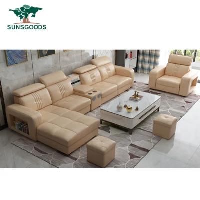 New Design Living Room Genuine Leather Chinese Sofa Home Furniture