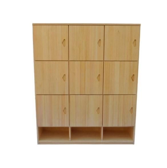 Modern Wooden School Furniture Kindergarten Locker Side Cabinet