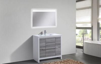 Modern MDF Ceramic Wash Basin Bathroom Vanity Cabinets