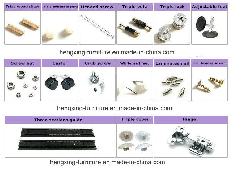 Square Disassembly Bedroom Bed Furniture with CE Certification