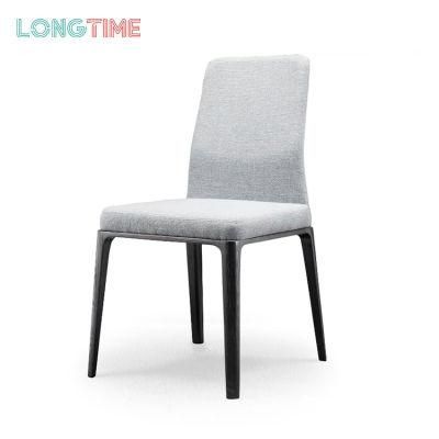 Wholesale High End Modern Restaurant Furniture Fabric Cushion Wooden Restaurant Dining Chair