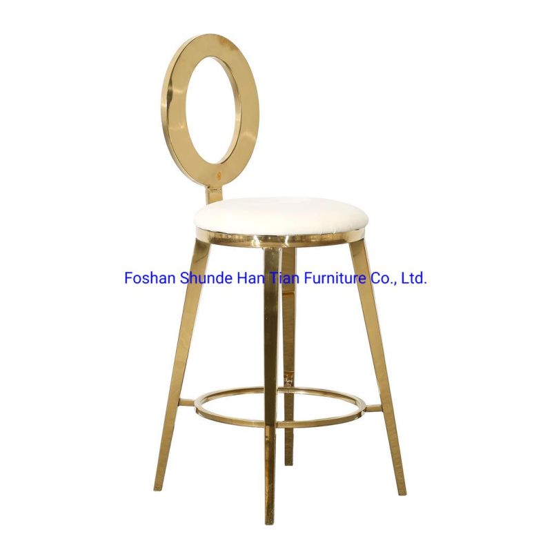 Hantian Foshan China Supplier Best Selling High Hang Back Dining Chair