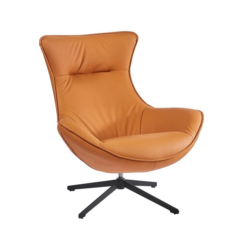 Leather Accent Metal Tube Aviator Fiberglass Lounge Cheap Price Home Furniture Leisure Office Living Room Chair