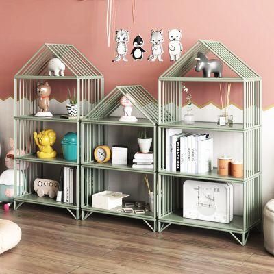 Modern Home Various Durable Bookshelf Goods Shelf for Kids Furniture