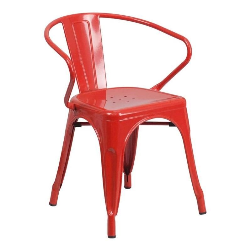 Wholesale Industrial Vintage Design Restaurant Cafe Bistro Full Metal Dining Chair