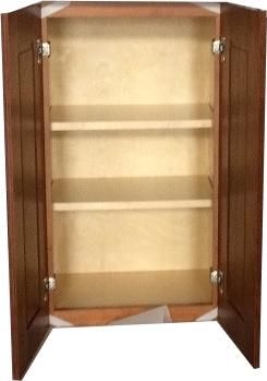 American Style Kitchen Cabinet Bamboo Shaker W2430