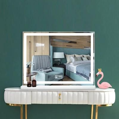 Top-Rank Selling Desktop LED Mirror with Touch Sensor LED Bathroom Mirror