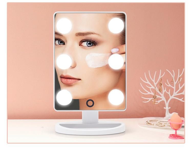 Desk 3 Color Lighting Modes Hollywood Lighted Makeup Mirror