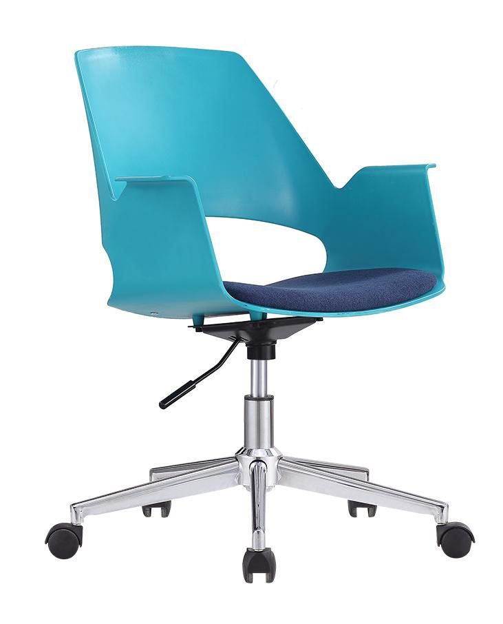 Ergonomic Modern Plastic Ajustable Base Swivel Training Meeting Executive Office Staff Chair