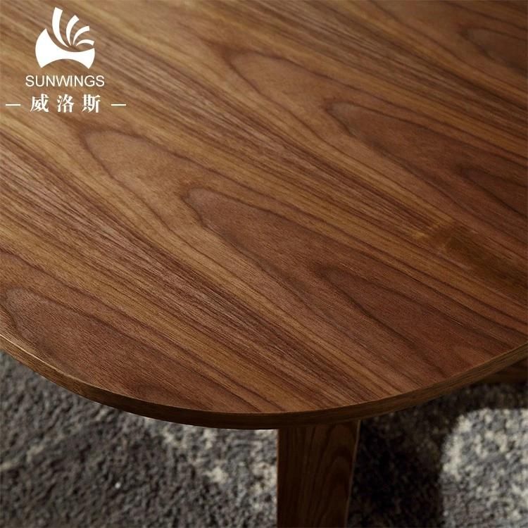 Good Price Living Room Tea Table Dissymmetric Oval Shape
