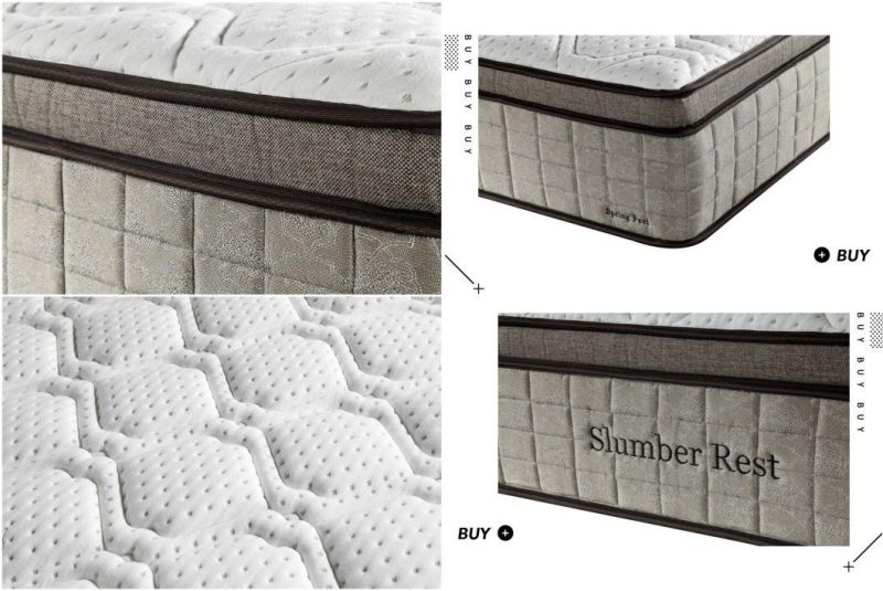 Top Selling Spring Mattress Eb15-04 with Modern Pocket Spring Bed Mattress in Cheap Price High Density Foam Mattresses Home Furniture Bedroom Furniture