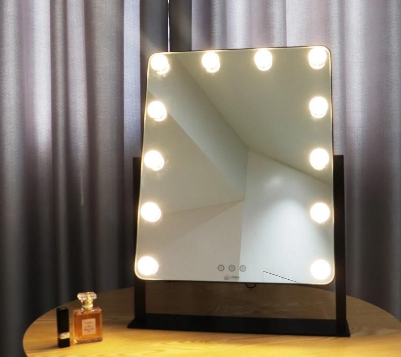 Metal Frame High Definition Hollywood Vanity Mirror for Makeup