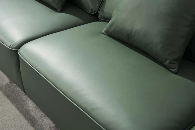 Foshan Factory L Shape Leather Sofa Comfortable Home Furniture Sofa GS9040