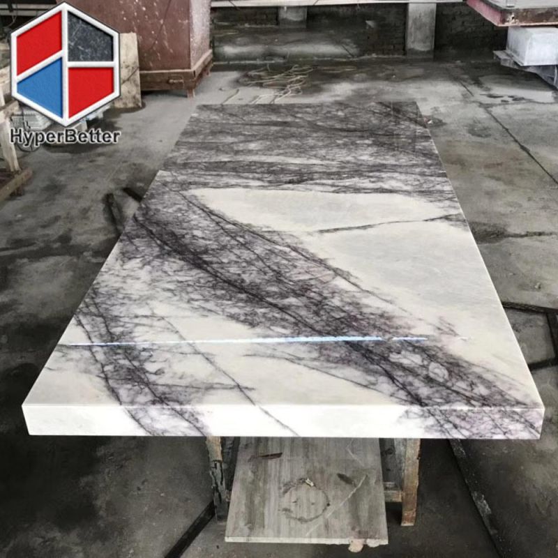 Luxury Natural Calacatta Marble Coffee Table Top Circle