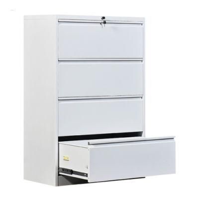 Office Steel Lateral Filing Cabinet with 4 Drawers