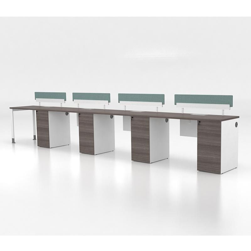 High Quality Modern Four Seat Workststion Computer Office Desk Furniture