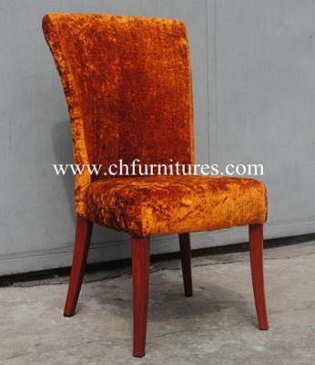 Factory Price Red Painting Red Fabric Dining Chair (YC-F073)