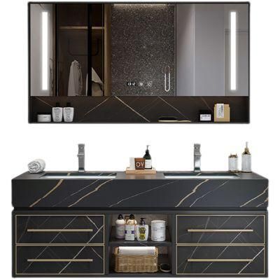 Modern Melamine Bathroom Vanity, Wall Mount Bath Mirror Cabinet