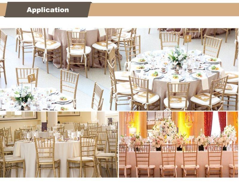 Top Furniture Stacking Banquet Wedding Metal Aluminum Chiavari Chair