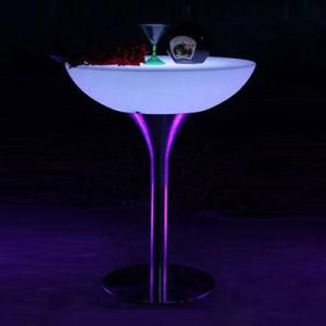 Plastic LED High Table for Rent Tables and Chairs