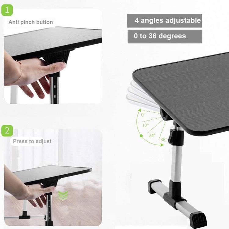 Laptop Bed Tray Table Adjustable Portable Foldable Folding Standing Reading Study Lap Laptop Desk Bed Table Laptop Table for Bed