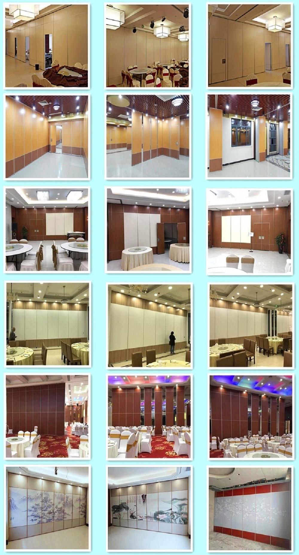 Modern MDF Sliding Hanging Portable Partition Wall for Banquet Room