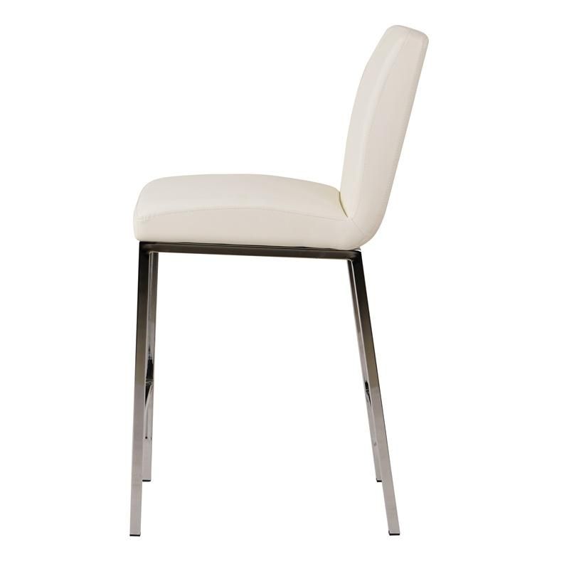 Hot Sales High Counter Metal Legs PU Upholster Bar Chair Stool for Home Hotel Wedding