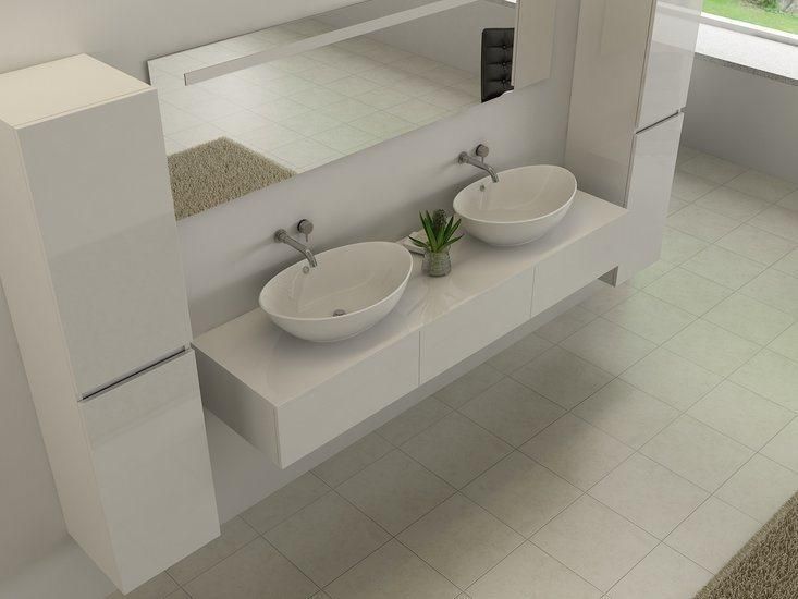 2022 New Style Simple Melamine Bathroom Cabinet Made in China