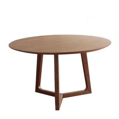 Light and Luxury Design Solid Wooden Dining Table Furniture for Living Room