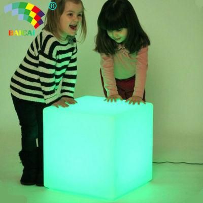 LED Cube Lighting Chair / Illuminated Furniture