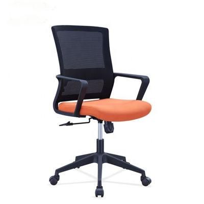 Modern Furniture 2021 MID Back Mesh Office Chairs with PP/Fiber Fixed Armrest