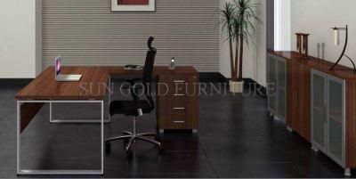 Steel Frame Wood Luxury Executive Desk (SZ-OD298)