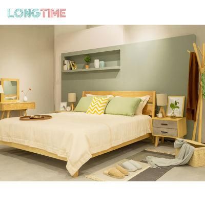 Chinese Factory Direct Modern Design Simple Home Bedroom Wooden Furniture Set