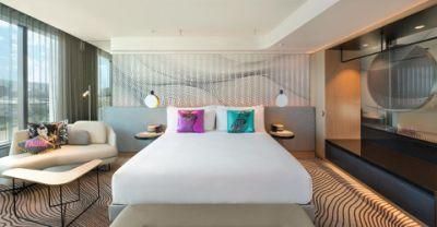 Wood Veneer Commercial Hotel Guest Room Furniture 5 Star