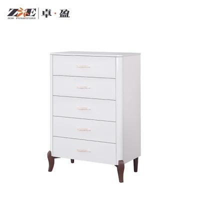 Bedroom Luxury Wooden Chest of Drawer for Home Use