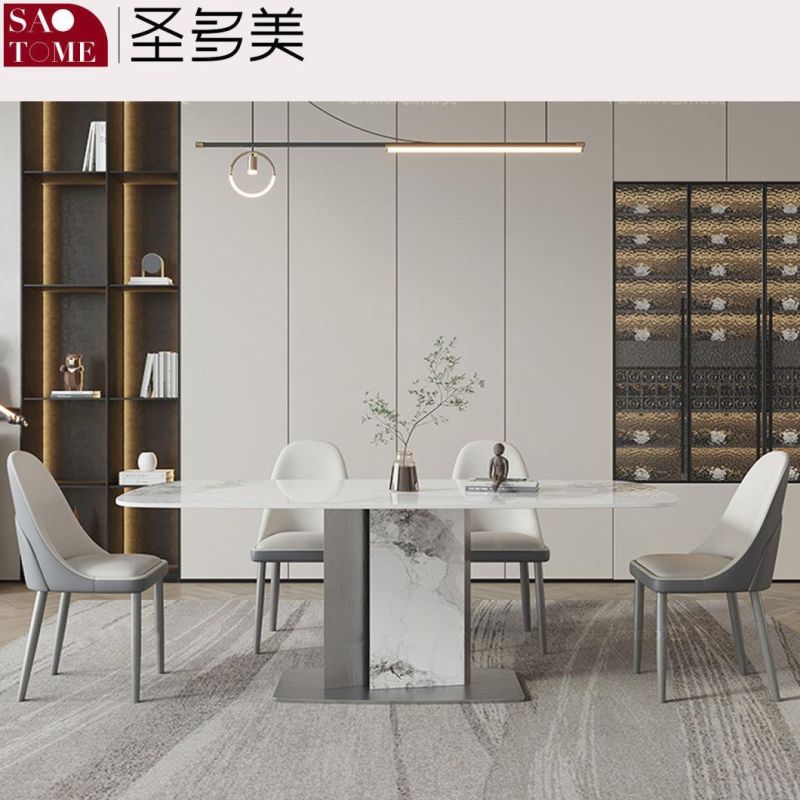 Modern Simple Rock Furniture Moran Purple Dining Table