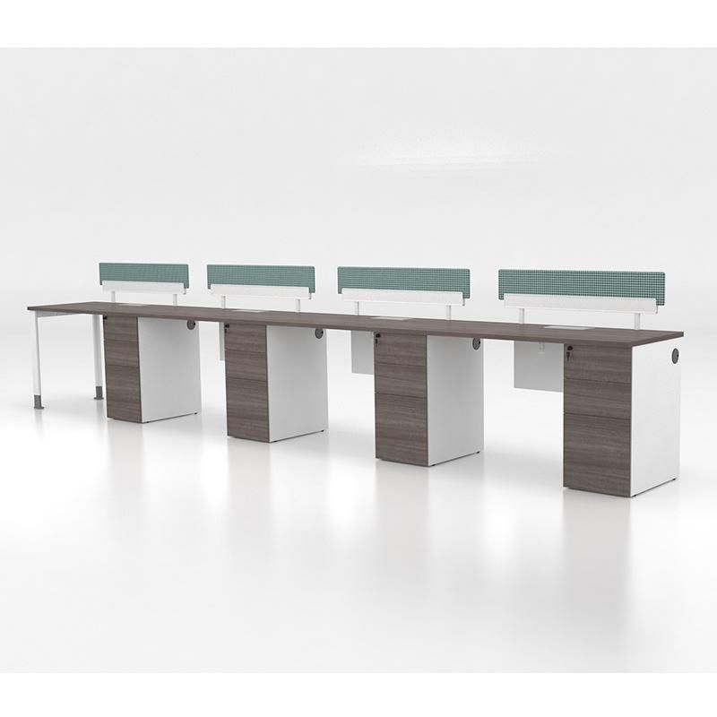 High Quality Modern Computer Office Desk Furniture Four Seat Workststion