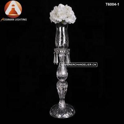 Crystal Candelabra Wedding Centerpiece