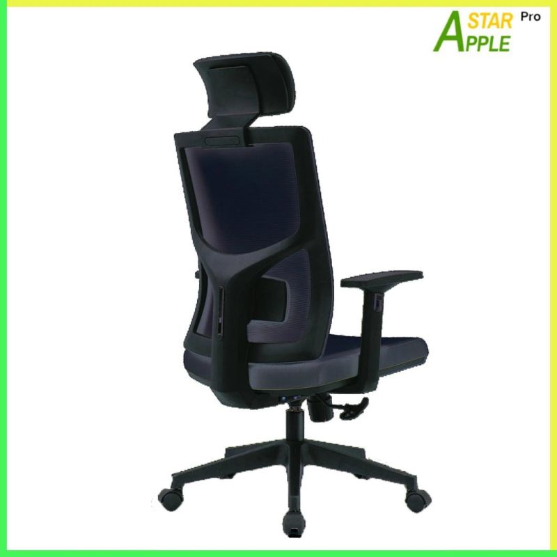 Super Comfortable Seat as-C2075 Mesh Office Chair with Leather Headrest