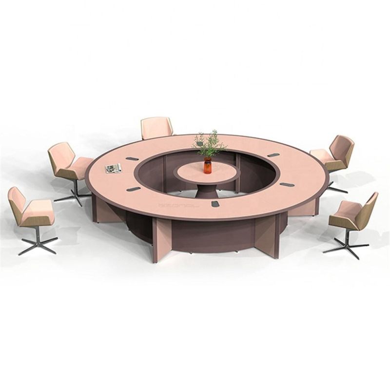 Modern Office Furniture Meeting Hall Room Round Conference Table