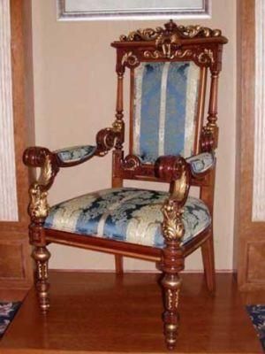 Antique Chair/Hotel Furniture/Restaurant Furniture/Canteen Furniture/Hotel Chair/Solid Wood Frame Chair/Dining Chair (GLC-068)