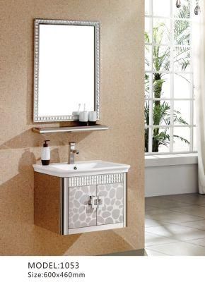 Bathroom Stainless Steel Furniture Cabinet Vanity Set