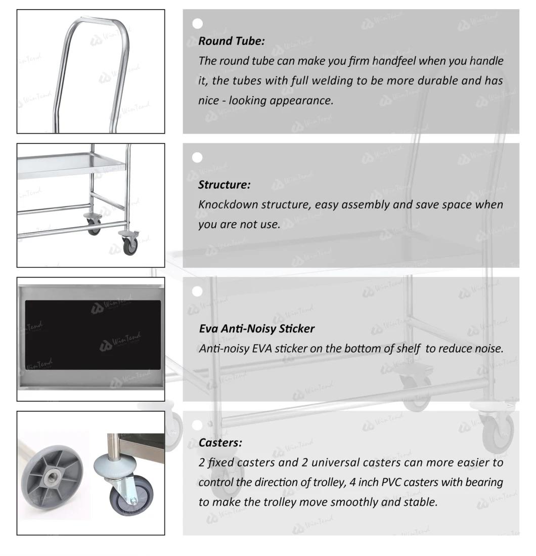 Kitchen Equipment Heavy Duty Stainless Steel Platform Trolley