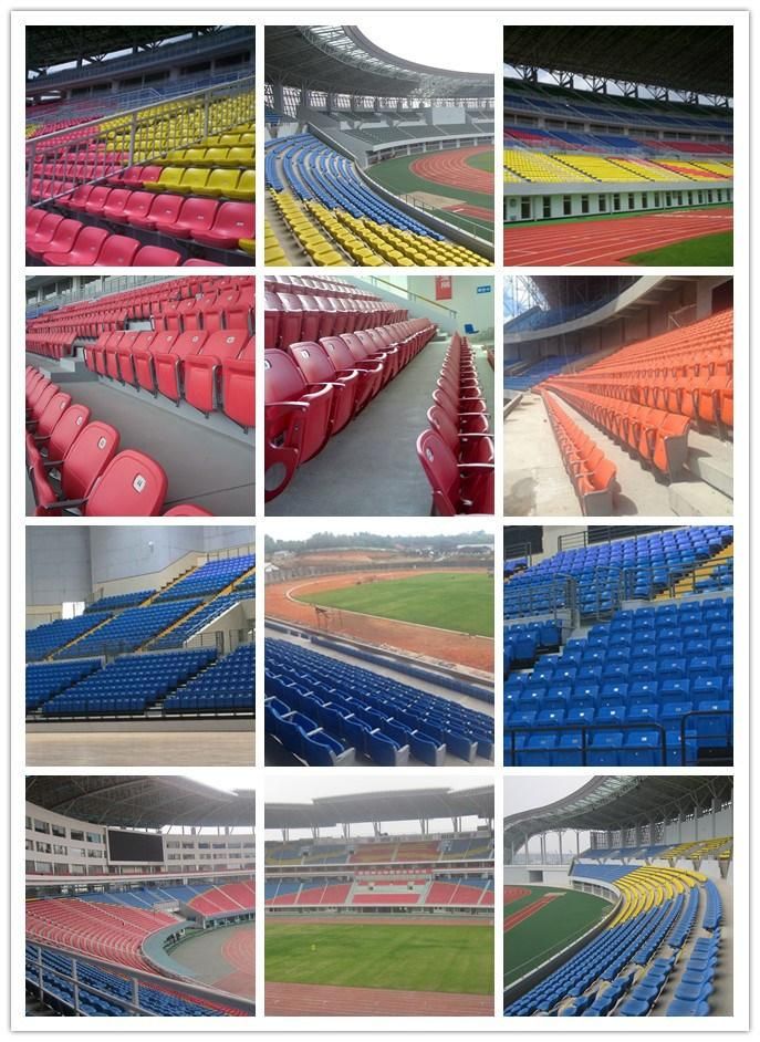 Blm-4652 Foldable Stadium Seats Stadium Chair for Outdoor Indoor Gym Arena Bleacher Seating Grandstand Chairs Sports Seats Plastic Chair for Stadium HDPE Chair