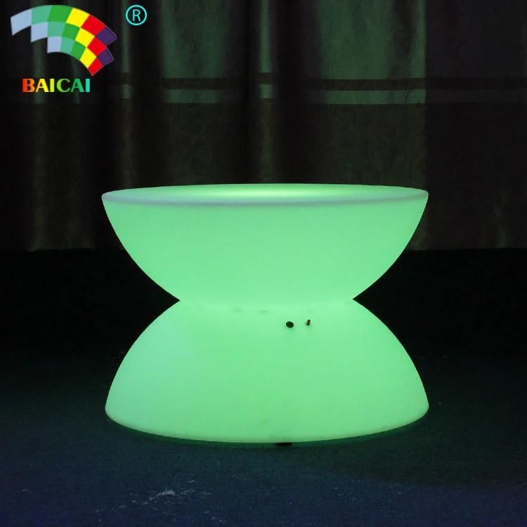 Cost Effective 16colors Changingrotational Moldingled Bar Table