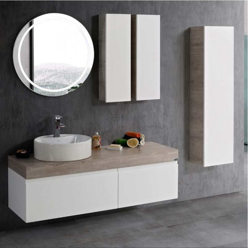 New White Simple Wall Mounted Waterproof Bathroom Cabinet