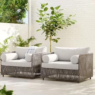 Modern Latest Design China Yard Garden Patio Aluminum Sofa Set Rope Outdoor Furniture