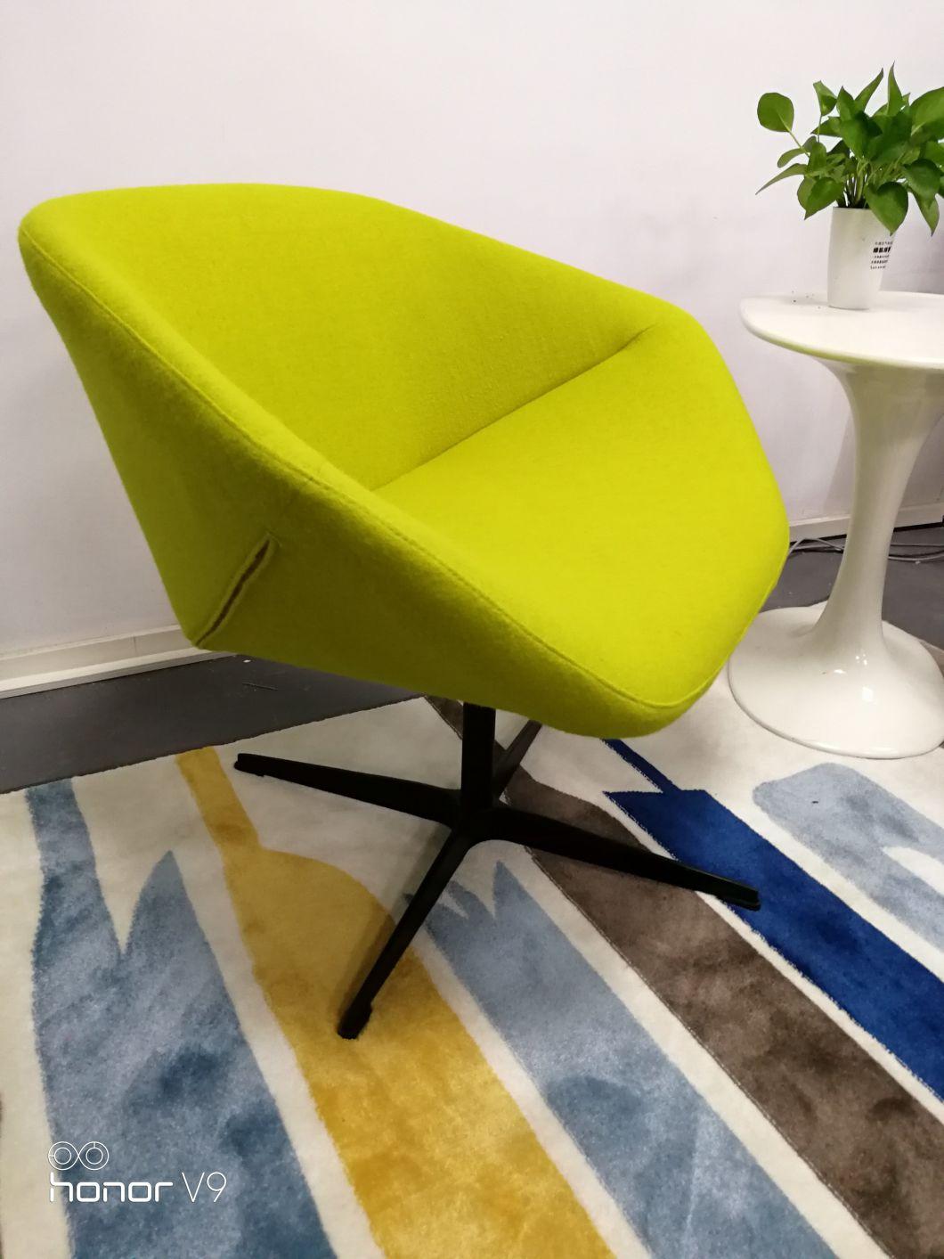 Moulded Foam Soft Upholstery Hotel Revolving Chair